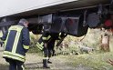 LKW faehrt in den Rhein Langel Hitdorf Faehre P559